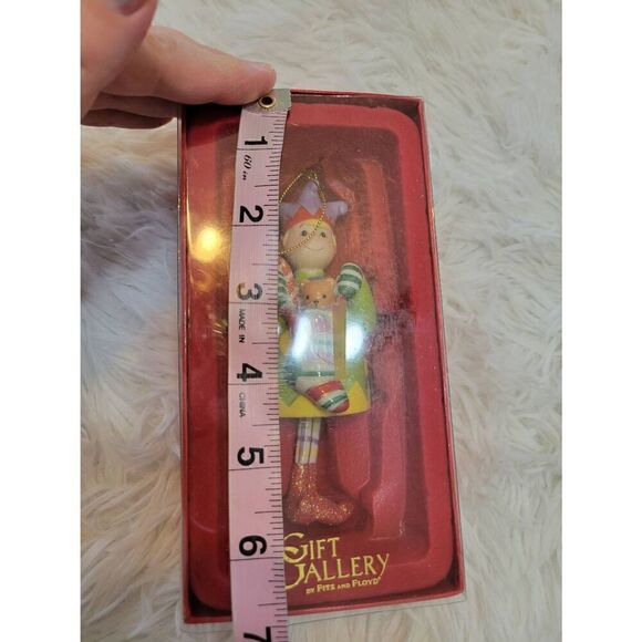 Gift Gallory by Fitz and Floyd Elf Bell Ornament - Picture 5 of 6
